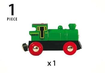 BRIO WORLD バッテリーパワー機関車(緑) 33595 Amazon.com: BRIO World 33595 Engine Train - Battery Powered